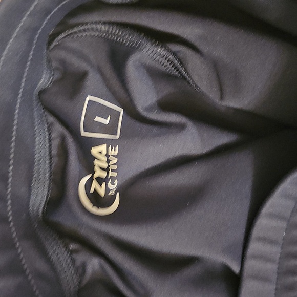 💙Zyia Active Peak Navy Jogger Pants with Zipper Detail - Picture 7 of 8